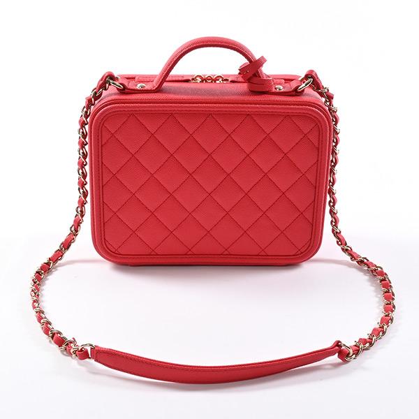 シャネル  CHANEL 2WAYバニティ A93343 ショルダーバッグ キャビアスキン
