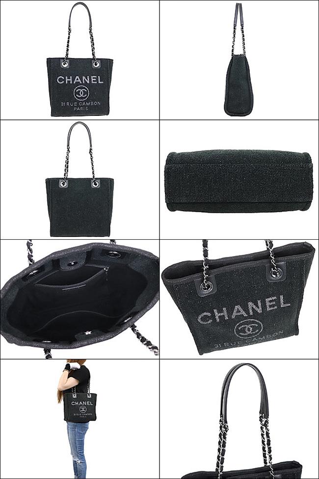 シャネル  CHANEL バッグ トートバッグ A66939 ブラック  トートバッグ ドーヴィル