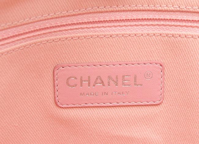  CHANEL シャネル ドーヴィル チェーンショルダー トートバッグ ショルダーバッグ ラフィア レザー ローズクレール ピンク A66939
