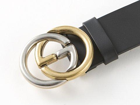 グッチベルト  ブラウングッチシマレザー チャンピオンバックル ユニセックス 295777-BGH0N-1000​