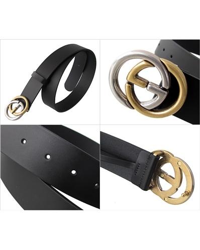 グッチベルト  ブラウングッチシマレザー チャンピオンバックル ユニセックス 295777-BGH0N-1000​