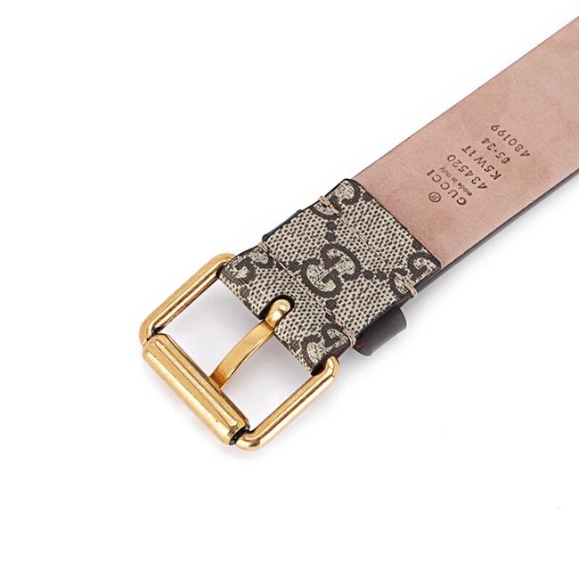 グッチ GUCCI タイガー＊スネーク GGスプリーム レザー ベルト 434520 K5W1T 8692
