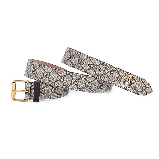 グッチ GUCCI タイガー＊スネーク GGスプリーム レザー ベルト 434520 K5W1T 8692