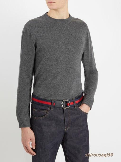 グッチ  GUCCI 人気 リングストライプキャンバスベルト青  434520 K5W1T 0723