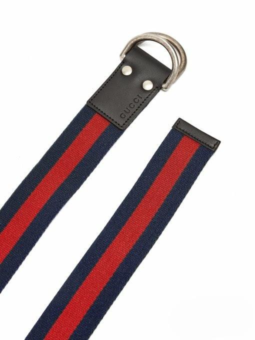 グッチ  GUCCI 人気 リングストライプキャンバスベルト青  434520 K5W1T 0723