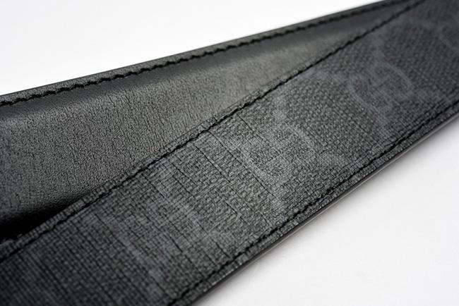 GUCCI グッチ レザーベルト GGスプリームキャンバス リバーシブル 回転式バックル メンズ ブランド 245861 1476