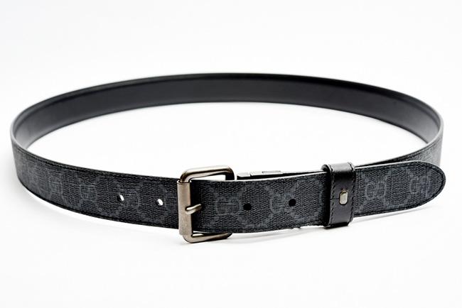 GUCCI グッチ レザーベルト GGスプリームキャンバス リバーシブル 回転式バックル メンズ ブランド 245861 1476
