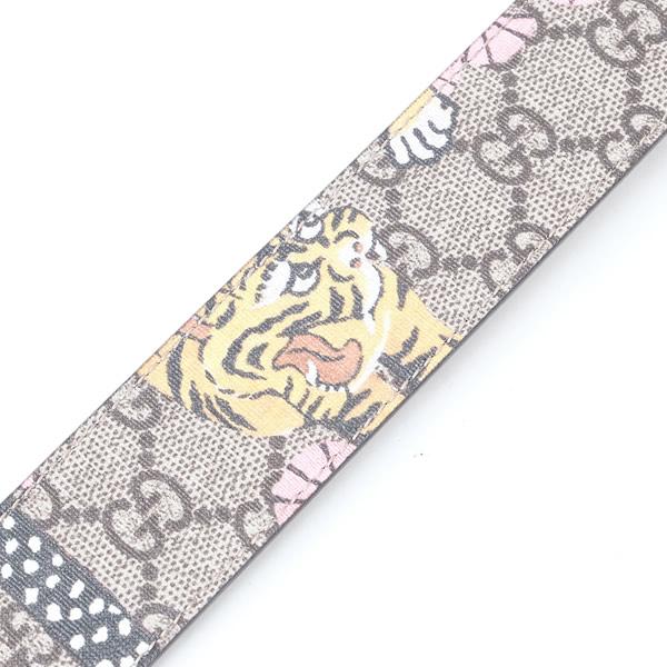グッチ GUCCI ベンガル BENGAL TIGER ベルト ベージュ基調 [レディース] 370543 K6D1G 9967