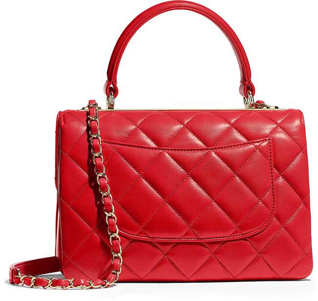 シャネル CHANEL ラムスキン  スモールトップハンドルフラップバッグ A92236 Y60767 N0896