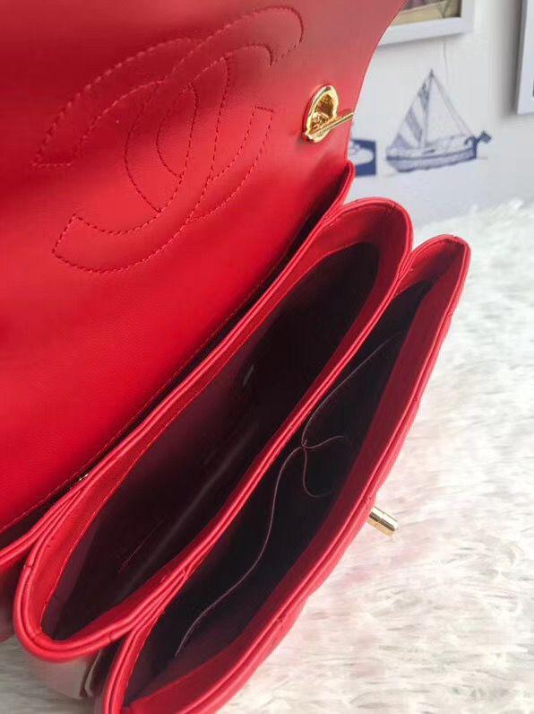 シャネル CHANEL ラムスキン  スモールトップハンドルフラップバッグ A92236 Y60767 N0896