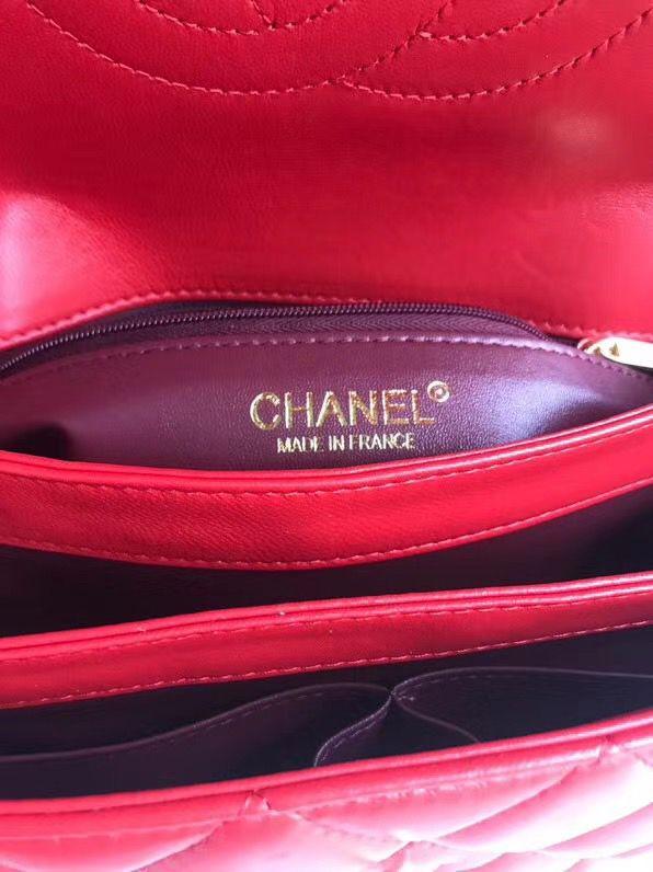 シャネル CHANEL ラムスキン  スモールトップハンドルフラップバッグ A92236 Y60767 N0896