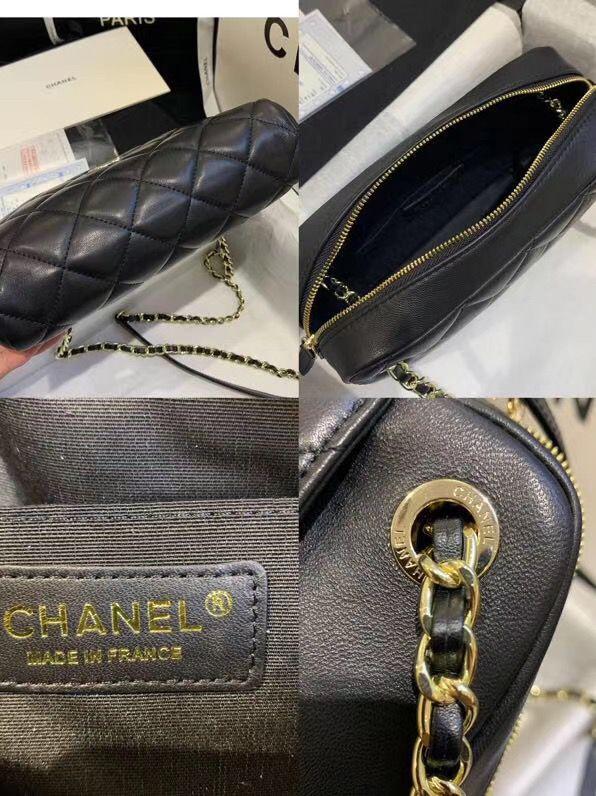 シャネル CHANEL ショルダー バッグ カメラ ケース スモール キャビア CC AS1367 B01937 N5326