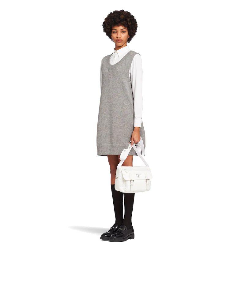 プラダ PRADA ショルダーバッグ ヴェラ/VELA 三角ロゴプレート ホワイト 1BD953_RV44_F0009_V_B1O メンズ レディース
