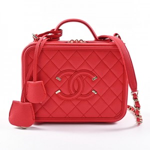 シャネル  CHANEL 2WAYバニティ A93343 ショルダーバッグ キャビアスキン