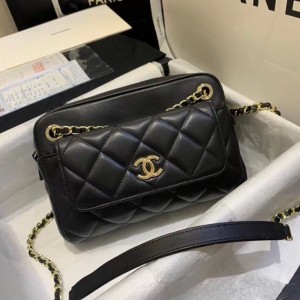 シャネル CHANEL ショルダー バッグ カメラ ケース スモール キャビア CC AS1367 B01937 N5326