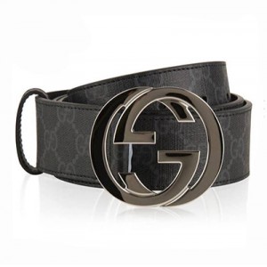 GUCCI グッチ  GG SUPREME スプリーム ベルト ブラック 458969