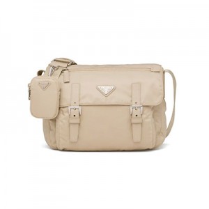 プラダ PRADA ショルダーバッグ ヴェラ/VELA 三角ロゴプレート サンドベージュ 1BD953_RV44_F0F24_V_B1O メンズ レディース