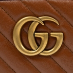 GUCCI グッチ 〔GGマーモント〕キルティング スモール ショルダーバッグ 447632 0OLFT 2535