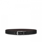 LouisVuitton スレンダー 35MM リバーシブル ベルト 黒 レザー M0128Q