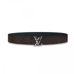 ルイヴィトン LOUIS VUITTON サンチュール・LVファセット リバーシブル ネイビー M0292T