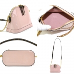 ルイヴィトン Louis Vuitton アルマMINI ローズバレリーヌ パテントレザーxゴールド金具 レディース M52750