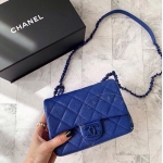 CHANEL フラップ バッグ ショルダー CC キャビア ピンク ブルー ダークブルー AS1784 B02892 N5947