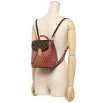 ルイヴィトンLOUIS VUITTON リュックサック バッグパック レディース   ピンク/ブラウン M53545