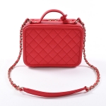 シャネル  CHANEL 2WAYバニティ A93343 ショルダーバッグ キャビアスキン