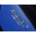 CHANEL (シャネル) ショルダーバッグ美品 スモールバニティケース A93343 ネイビー 2way/チェーンショルダー/シルバー金具 キャビアスキン