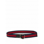 グッチ  GUCCI 人気 リングストライプキャンバスベルト青  434520 K5W1T 0723