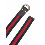 グッチ  GUCCI 人気 リングストライプキャンバスベルト青  434520 K5W1T 0723