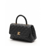 シャネル CHANEL ハンドバッグ ショルダーバッグ マトラッセ ココハンドル 黒 A92990 キャビアスキン ゴールド金具 2WAY レディース
