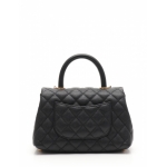 シャネル CHANEL ハンドバッグ ショルダーバッグ マトラッセ ココハンドル 黒 A92990 キャビアスキン ゴールド金具 2WAY レディース