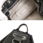 シャネル CHANEL ドーヴィル リュックサック バックパック ツイード キャンバス ブラック A57513
