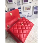 シャネル CHANEL ラムスキン  スモールトップハンドルフラップバッグ A92236 Y60767 N0896