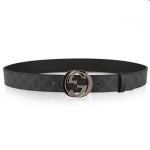 GUCCI グッチ  GG SUPREME スプリーム ベルト ブラック 458969