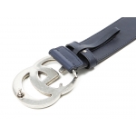 グッチ 《GUCCI》 ダブルGGシルバーバックル レザーベルト397660 AP00N 4009