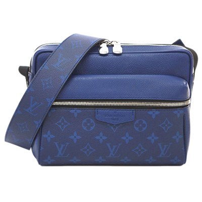 ルイヴィトン モノグラム+タイガ LV メンズ メッセンジャーバッグ アウトドア・メッセンジャー PM コバルトM30242