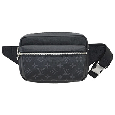 ルイヴィトン  バッグ モノグラム・エクリプス+タイガ ヴィトン LV メンズ ウエストバッグ クロスボディ バムバッグ・アウトドア ノワール M30245