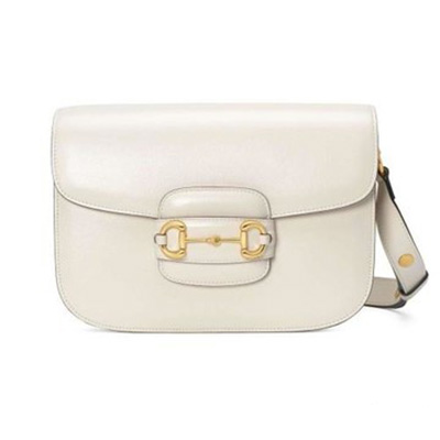 GUCCI グッチ ホースビット ショルダー バッグ ホワイト 602204 1DB0G 9022
