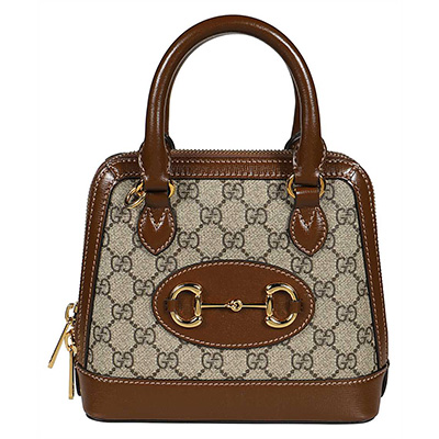 グッチ GUCCI ホースビット 1955 ミニ トップハンドルバッグ 2WAY ショルダーバッグ PVC レザー 640716/‎621220 92TCG 8563