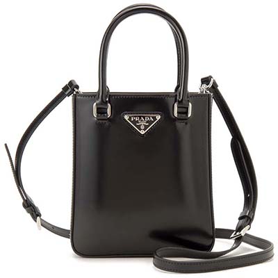 プラダ PRADA バッグ ショルダーバッグ レディース ブラック 1BA331 ZO6 F0002 OOO ミニトートバッグ