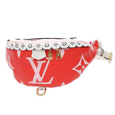 LOUISVUITTON ルイヴィトン モノグラム ジャイアント バムバッグ ルージュ　ウエストポーチ M44575