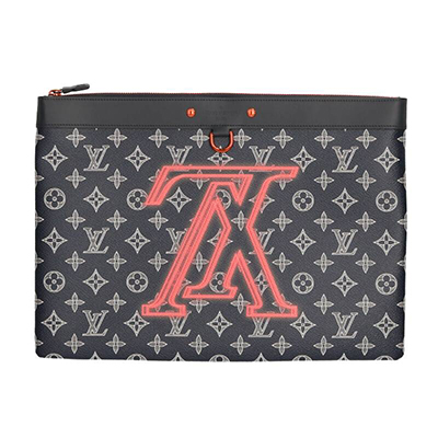 ルイヴィトン LOUISVUITTON  モノグラムクラッチバッグ ブラック M62905