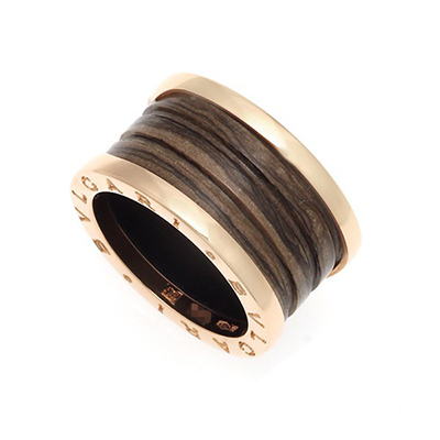 ブルガリ BVLGARI ビーゼロワン リング マーブルブラウン #52 ジュエリー ブランドジュエリー B655226