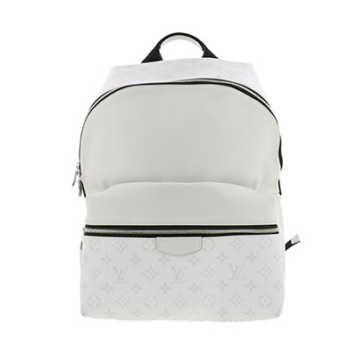 ルイ・ヴィトン LOUIS VUITTON ディスカバリーバックハ M30232 タイガレザー ホワイト メンズ リュック・デイパック