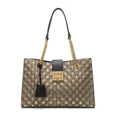 グッチ GUCCI ショルダーバッグ バッグ ベージュ ブラック ビーモチーフ レディース 479197 9F26G 8319