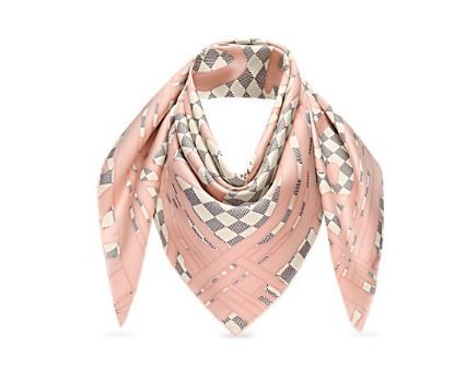 ルイヴィトンLOUIS VUITTON マフラー カレ・ダミエ アズール タイシエンヌ M70506