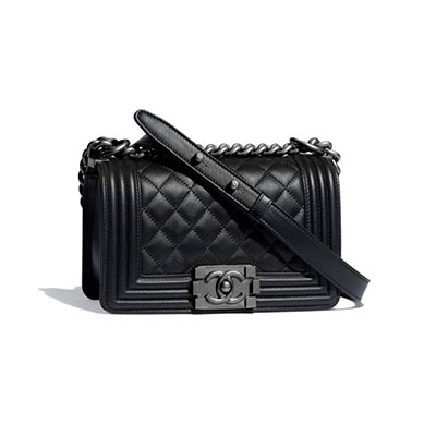 CHANEL シャネル BOY CHANEL スモール ハンドバッグ ブラック A67085 Y09953 94305