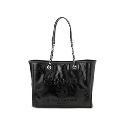 シャネル CHANEL トートバッグ A93257-Y60500-94305 ドーヴィル チェーン ブラック